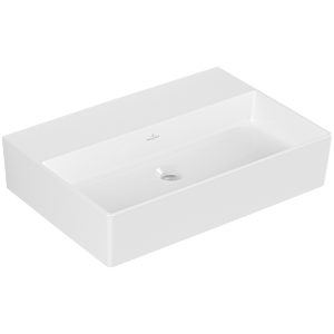 Villeroy und Boch Memento 2.0 Waschtisch 4A226F01 60x42cm, ohne Hahnloch & Überlauf, Weiß