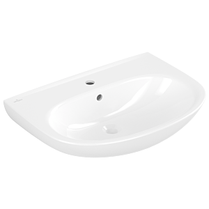 Villeroy and Boch O.novo washbasin 4A406501 65x48cm, oval, tap hole with overflow, white