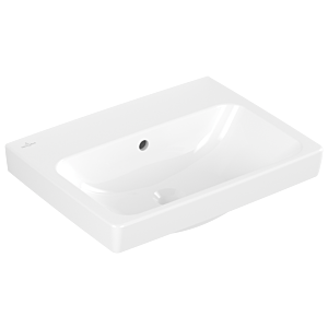 Villeroy und Boch Architectura Waschtisch 4A87MJT2 55x42cm, geschliffen, mit Überlauf, weiß AntiBac C-plus