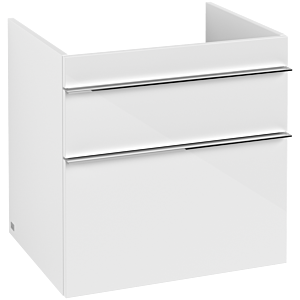 Venticello Villeroy et Boch vasque A92401DH 60,3 x 59 x 50,2 cm, poignée chromée, Glossy White