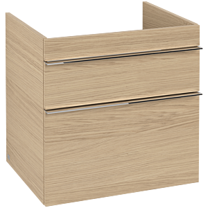 Venticello Villeroy et Boch vasque A92401VJ 60,3 x 59 x 50,2 cm, poignée chrome, chêne nordique