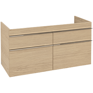 Villeroy und Boch Venticello Waschtisch-Unterschrank A92901VJ 115,3 x 59 x 50,2 cm, Griff Chrom, nordic oak