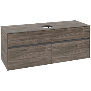 Collaro Villeroy et Boch vasque C04500RK 140x54.8x50cm, centre de vasque, Stone Oak