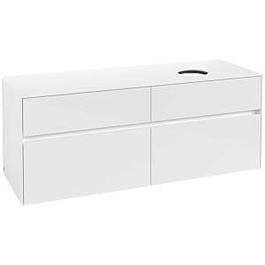 Villeroy and Boch Collaro vanity unit C04700DH 140 x 54.8 x 50 cm, Glossy White