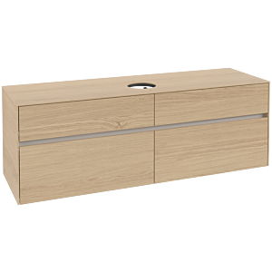 Villeroy und Boch Collaro Waschtischunterschrank C04900VJ 160 x 54,8 x 50 cm, Waschtisch mittig, Nordic Oak