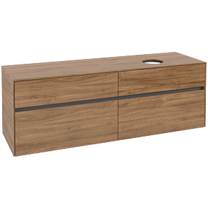 Villeroy and Boch Collaro vanity unit C05100RH 160x54.8x50cm, vanity unit right, Kansas Oak