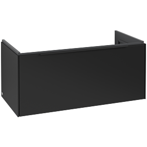 Villeroy and Boch Subway 3.0 vanity unit C56901VL 97.3x42.9x47.8cm, without LED / handle Volcano black, volcano black