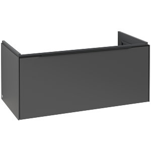 Subway 3.0 Villeroy et Boch vasque C569L1VR 97,3x42,9x47,8cm, avec LED / poignée Noir volcan, graphite