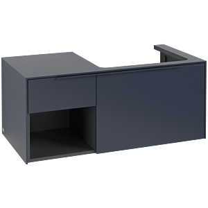 Villeroy und Boch Subway 3.0 Waschtisch-Unterschrank C571L2VQ 100,1x42,25x51,6cm, mit LED/Griff monochrom, marine blue