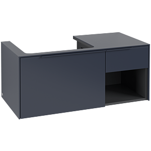 Villeroy and Boch Subway 3.0 vanity unit C57202VQ 100.1x42.25x51.6cm, without LED / handle monochrome, marine blue