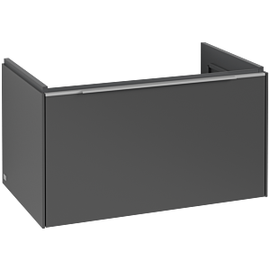 Subway 3.0 Villeroy et Boch vasque C57300VR 77,2x42,9x47,8cm, sans LED / poignée aluminium brillant, graphite