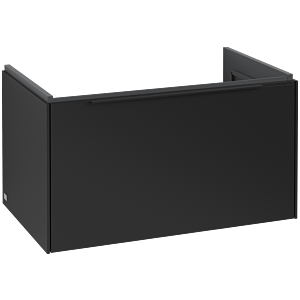 Villeroy and Boch Subway 3.0 vanity unit C57301VL 77.2x42.9x47.8cm, without LED / handle Volcano black, volcano black