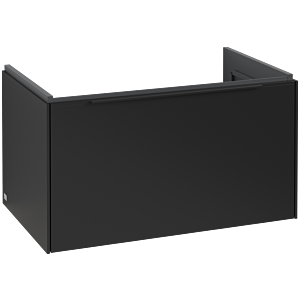 Subway 3.0 Villeroy et Boch vasque C573L1VL 77,2x42,9x47,8cm, avec LED / poignée Noir volcan, noir volcan