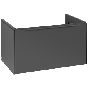 Subway 3.0 Villeroy et Boch vasque C573L2VR 77,2x42,9x47,8cm, avec LED / poignée monochrome, graphite