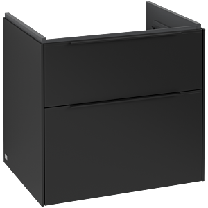 Subway 3.0 Villeroy et Boch vasque C57601VL 62,2x57,6x47,8cm, sans LED / poignée Noir volcan, noir volcan