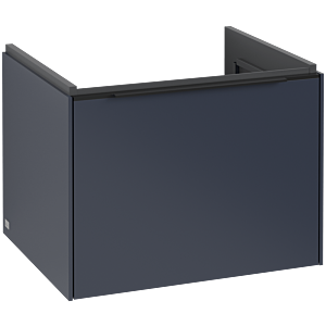 Subway 3.0 Villeroy et Boch vasque C57701VQ 57,2x42,9x47,8cm, sans LED / poignée Noir volcan, bleu marine