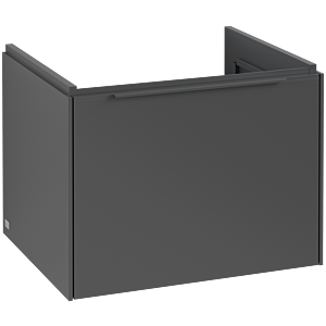 Villeroy and Boch Subway 3.0 vanity unit C57702VR 57.2x42.9x47.8cm, without LED / handle monochrome, graphite