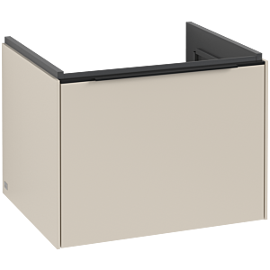 Subway 3.0 Villeroy et Boch vasque C577L1VN 57,2x42,9x47,8cm, avec LED / poignée Noir volcan, gris cachemire