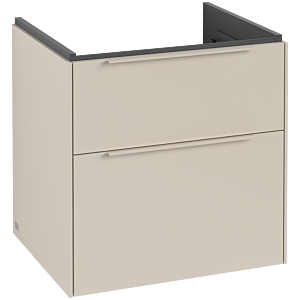 Villeroy und Boch Subway 3.0 Waschtisch-Unterschrank C57802VN 57,2x57,6x47,8cm, ohne LED/Griff monochrom, cashmere grey