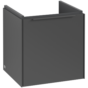 Villeroy and Boch Subway 3.0 vanity unit C58102VR 42.3x42.9x37.75cm, hinge left / handle monochrome, graphite