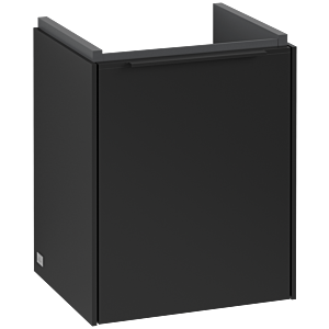 Villeroy and Boch Subway 3.0 vanity unit C58301VL 35.1x42.9x30.9cm, hinge left / handle Volcano black, volcano black