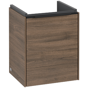 Villeroy und Boch Subway 3.0 Waschtisch-Unterschrank C58401VH 35,1x42,9x30,9cm, Schanier rechts/Griff Volcano black, arizona oak