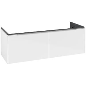 Villeroy and Boch Subway 3.0 vanity unit C60100VE 127.2x42.9x47.8cm, without LED / handle aluminum glossy, brilliant white