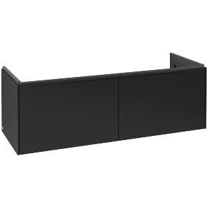 Villeroy und Boch Subway 3.0 Waschtisch-Unterschrank C60101VL 127,2x42,9x47,8cm, ohne LED/Griff Volcano black, volcano black
