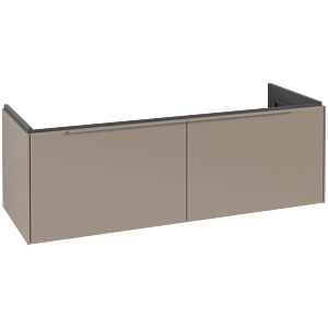 Villeroy and Boch Subway 3.0 vanity unit C60102VM 127.2x42.9x47.8cm, without LED / handle monochrome, taupe