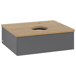 Meuble sous-vasque Villeroy &amp; Boch Antao 600x190x500mm K07051GK FK/AP: GK/1