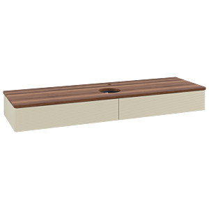 Villeroy & Boch Antao Waschtischunterschrank 1600x190x500mm K14152HJ mit Struktur FK/AP: HJ/2