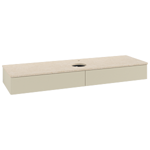 Villeroy &amp; Boch Antao vanity unit 1600x190x500mm K14153HJ with structure FK/AP: HJ/3