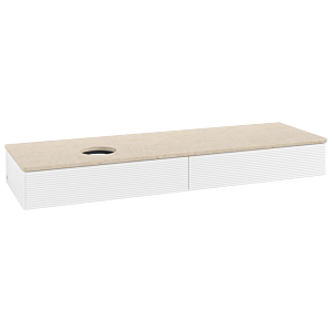 Meuble sous-vasque Villeroy &amp; Boch Antao 1600x190x500mm K15113MT avec structure FK/AP: MT/3