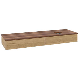 Meuble sous-vasque Villeroy &amp; Boch Antao 1600x190x500mm K16012HN FK/AP: HN/2