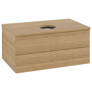 Villeroy & Boch Antao Waschtischunterschrank 800x360x500mm K19111HN mit Struktur FK/AP: HN/1