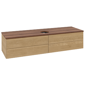 Meuble sous-vasque Villeroy &amp; Boch Antao 1600x360x500mm K25012HN FK/AP: HN/2