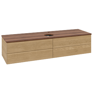 Villeroy &amp; Boch Antao vanity unit 1600x360x500mm K25052HN FK/AP: HN/2