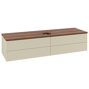 Villeroy & Boch Antao Waschtischunterschrank 1600x360x500mm K25112HJ mit Struktur FK/AP: HJ/2