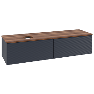 Villeroy & Boch Antao Waschtischunterschrank 1600x360x500mm K37112HG mit Struktur FK/AP: HG/2