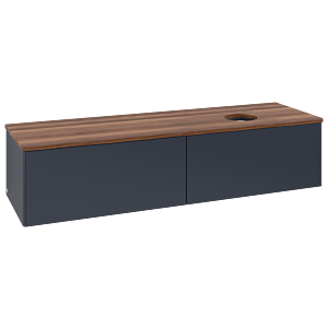 Meuble sous-vasque Villeroy &amp; Boch Antao 1600x360x500mm K38012HG FK/AP: HG/2