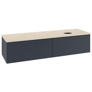 Villeroy & Boch Antao Waschtischunterschrank 1600x360x500mm K38153HG mit Struktur FK/AP: HG/3