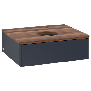 Villeroy &amp; Boch Antao vanity unit 600x190x500mm L07052HG with lighting FK/AP: HG/2