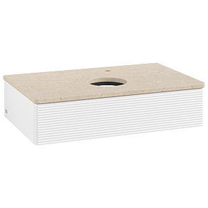 Villeroy & Boch Antao Waschtischunterschrank 800x190x500mm L08153MT mit Beleuchtung mit Struktur FK/AP: MT/3
