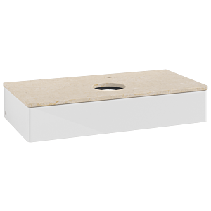 Meuble sous-vasque Villeroy &amp; Boch Antao 1000x190x500mm L09053GF avec éclairage FK/AP: GF/3