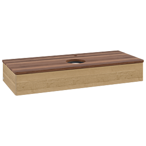 Meuble sous-vasque Villeroy &amp; Boch Antao 1200x190x500mm L10052HN avec éclairage FK/AP: HN/2