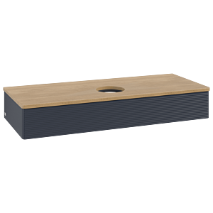 Villeroy & Boch Antao Waschtischunterschrank 1200x190x500mm L10111HG mit Beleuchtung mit Struktur FK/AP: HG/1