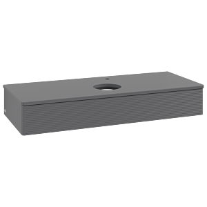 Villeroy & Boch Antao Waschtischunterschrank 1200x190x500mm L10150GK mit Beleuchtung mit Struktur FK/AP: GK/0