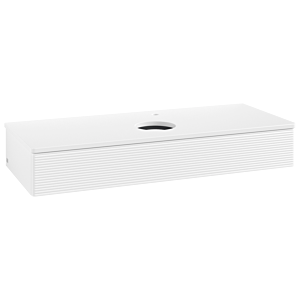 Villeroy & Boch Antao Waschtischunterschrank 1200x190x500mm L10150MT mit Beleuchtung mit Struktur FK/AP: MT/0