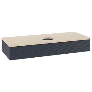 Villeroy & Boch Antao Waschtischunterschrank 1200x190x500mm L10153HG mit Beleuchtung mit Struktur FK/AP: HG/3