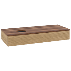 Villeroy & Boch Antao Waschtischunterschrank 1200x190x500mm L11112HN mit Beleuchtung mit Struktur FK/AP: HN/2